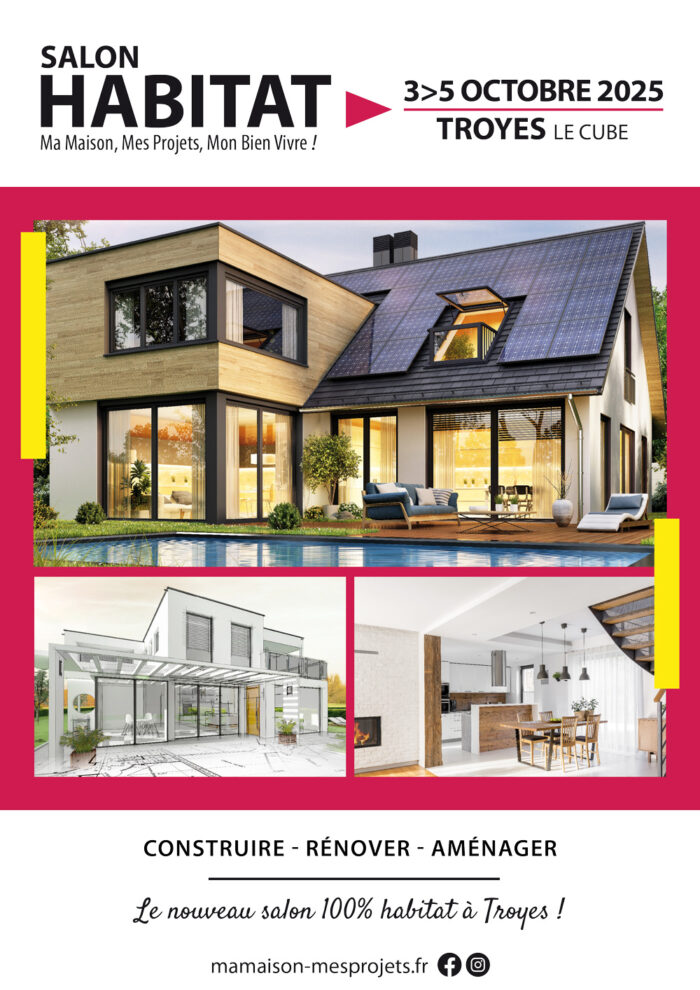 Affiche Salon de l'Habitat à Troyes 2025